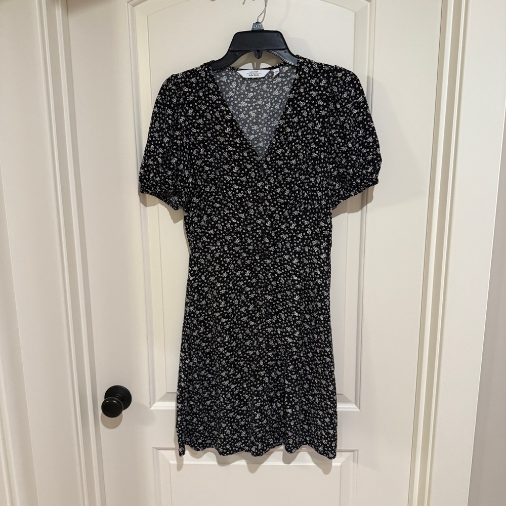 & other stories Floral Black Dress